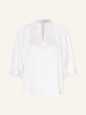 Herzen's Angelegenheit Bluzka Jedwabna Z Rękawem 3/4 weiss