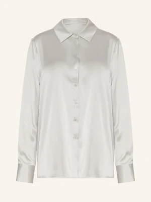 Herzen's Angelegenheit Bluzka Koszulowa Z Jedwabiu grau