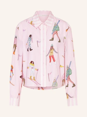 Herzen's Angelegenheit Bluzka Koszulowa Z Jedwabiu rosa