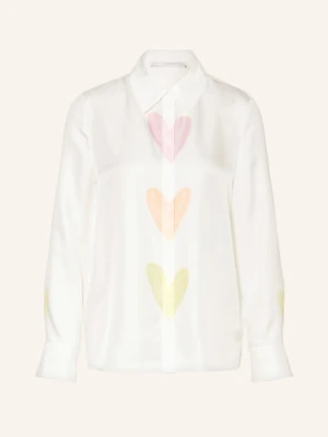 Herzen's Angelegenheit Bluzka Koszulowa Z Jedwabiu weiss