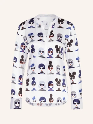 Herzen's Angelegenheit Bluzka Z Jedwabiu blau