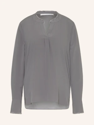 Herzen's Angelegenheit Bluzka Z Jedwabiu grau