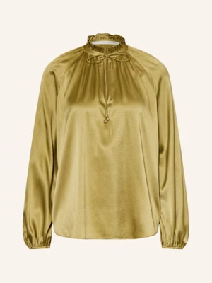 Zdjęcie produktu Herzen's Angelegenheit Bluzka Z Jedwabiu Z Falbankami gruen