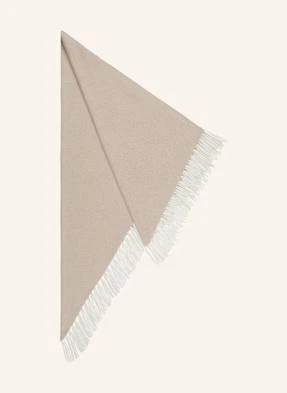 Herzen's Angelegenheit Chusta Trójkątna Z Kaszmirem beige
