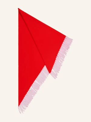 Herzen's Angelegenheit Chusta Trójkątna Z Kaszmirem rot