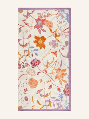 Herzen's Angelegenheit Chusta Z Kaszmiru I Jedwabiu blau