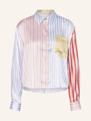 Herzen's Angelegenheit Koszula Z Jedwabiu blau