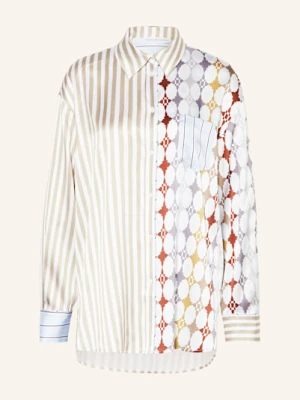 Herzen's Angelegenheit Koszula Z Jedwabiu blau