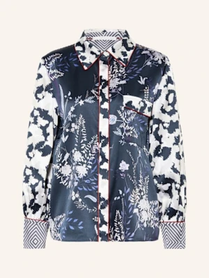 Herzen's Angelegenheit Koszula Z Jedwabiu blau