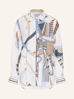 Herzen's Angelegenheit Koszula Z Jedwabiu blau