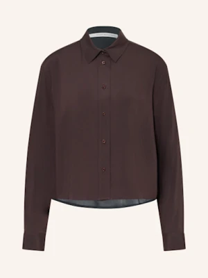 Herzen's Angelegenheit Koszula Z Jedwabiu braun