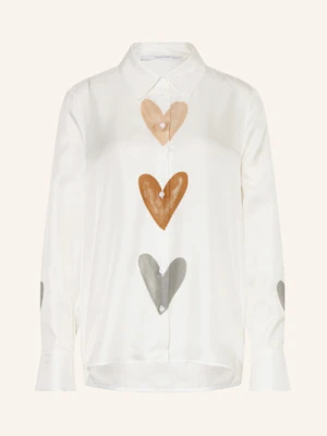 Herzen's Angelegenheit Koszula Z Jedwabiu weiss