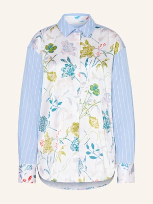 Herzen's Angelegenheit Koszula Z Mieszanki Materiałów blau