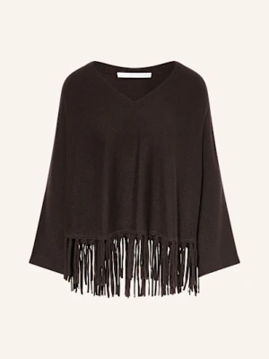 Herzen's Angelegenheit Ponczo braun