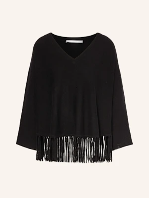 Herzen's Angelegenheit Ponczo schwarz