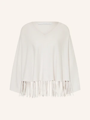 Herzen's Angelegenheit Ponczo Z Kaszmirem grau