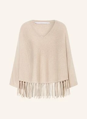 Herzen's Angelegenheit Ponczo Z Kaszmiru beige