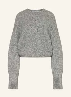 Herzen's Angelegenheit Sweter Z Dodatkiem Alpaki grau