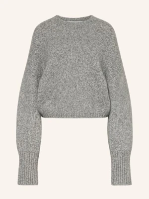 Herzen's Angelegenheit Sweter Z Dodatkiem Alpaki grau