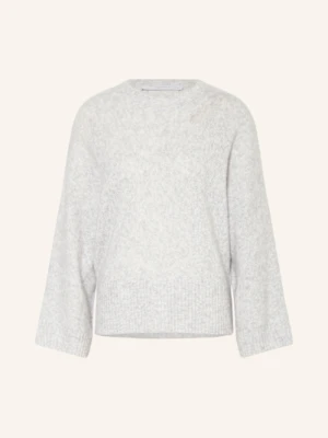 Herzen's Angelegenheit Sweter Z Dodatkiem Kaszmiru I Cekinami grau