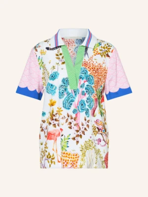 Herzens Bluzka Z Jedwabiu blau