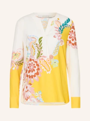 Herzens Bluzka Z Jedwabiu gelb
