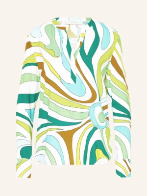 Herzens Bluzka Z Jedwabiu gruen