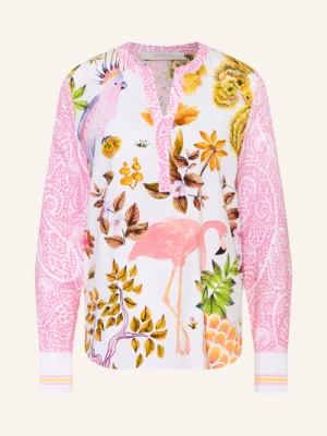 Herzens Bluzka Z Jedwabiu rosa