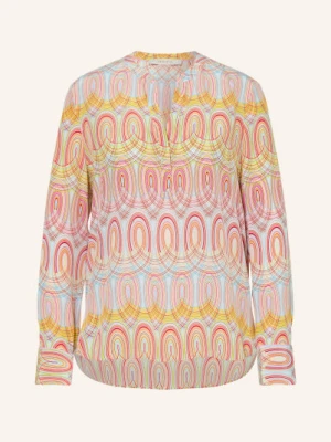 Herzens Bluzka Z Jedwabiu rot