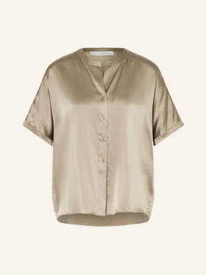 Herzens Jedwabna Bluzka braun