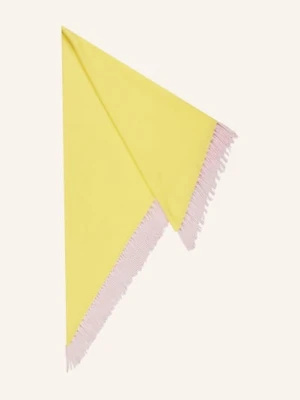 Herzens Trójkątna Chusta Z Kaszmiru gelb