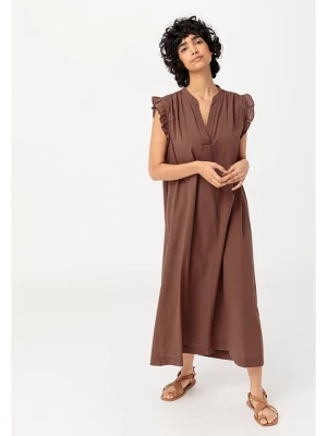 Hessnatur Sukienka w kolorze brązowym rozmiar: XS