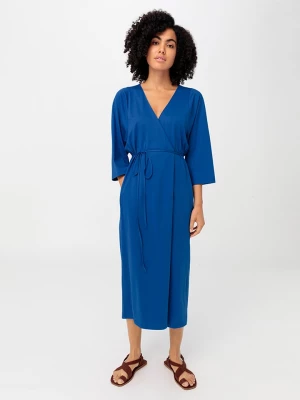 Hessnatur Sukienka w kolorze niebieskim rozmiar: 38