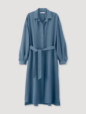 Hessnatur Sukienka w kolorze niebieskim rozmiar: XS