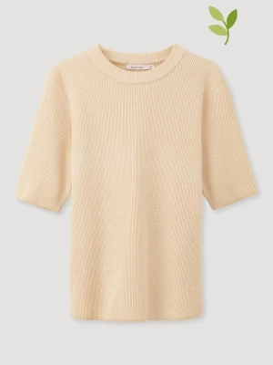 Hessnatur Sweter w kolorze beżowym rozmiar: 40
