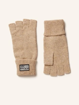 Hestra Rękawiczki Raggwool Half Finger beige