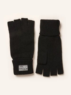 Hestra Rękawiczki Raggwool Half Finger schwarz