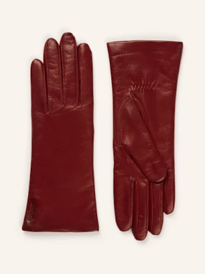 Hestra Skórzane Rękawiczki Elisabeth rot