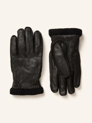 Hestra Skórzane Rękawiczki schwarz