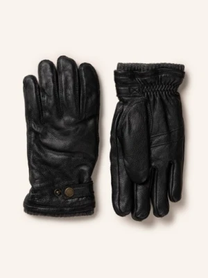 Hestra Skórzane Rękawiczki Utsjö schwarz