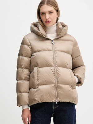 Hetrego kurtka puchowa ARINA kolor beżowy zimowa oversize 8P600
