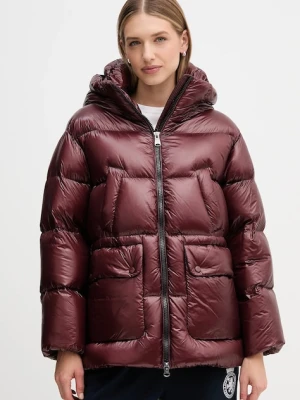 Hetrego kurtka puchowa DAILA kolor bordowy zimowa oversize 8P780