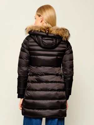 Hetrego Puchowa kurtka Salen | Slim Fit Hetregó brązowy