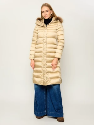 Hetrego Puchowy płaszcz Winthrop | shearling Hetregó beżowy
