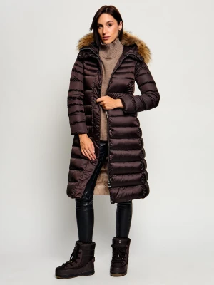 Hetrego Puchowy płaszcz Winthrop | shearling Hetregó brązowy