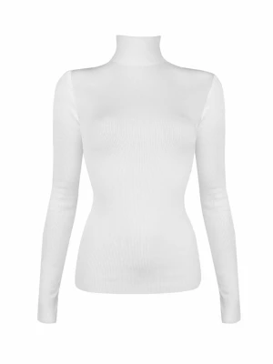 HEXELINE Sweter w kolorze białym rozmiar: XL