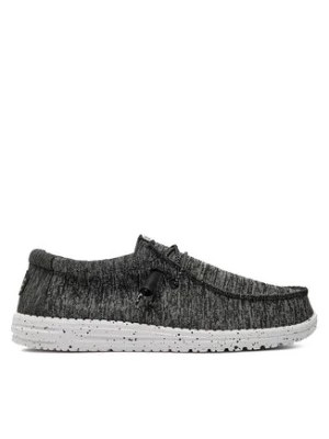 Hey Dude Mokasyny Wally Sport Knit 40536-066 Czarny