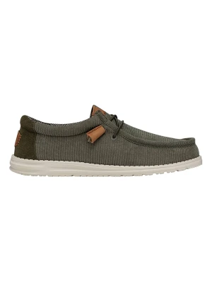 Hey Dude Slippersy "Wally Corduroy" w kolorze khaki rozmiar: 38