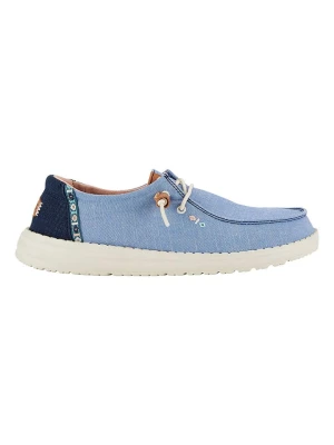 Hey Dude Slippersy "Wendy Chambray Boho" w kolorze błękitnym rozmiar: 37