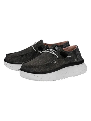 Hey Dude Slippersy "Wendy Peak Chambray" w kolorze czarnym rozmiar: 41